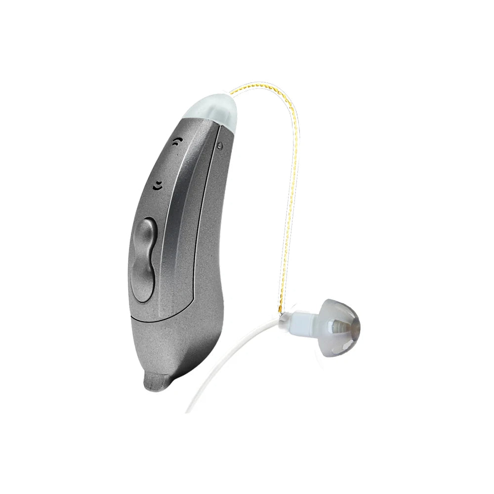 Diskret Bluetooth høreapparat med appkontroll for eldre