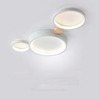 NovaLumen White Gray Metal Ceiling Light Modern Decor