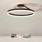 Luce da soffitto LumaAura Radiant in tono oro per soggiorni