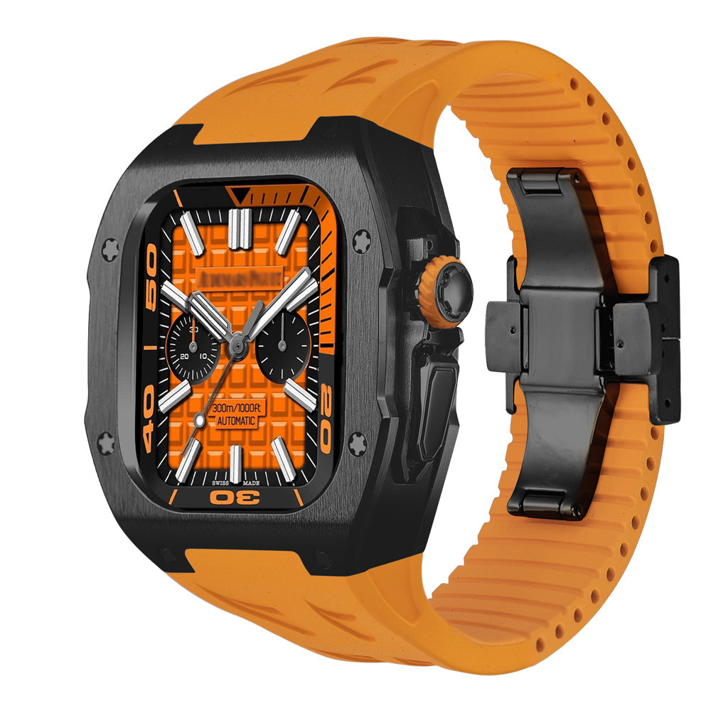 AstraGuard Titanium Case With Fluor Rubber Strap For Apple Watch Ultra