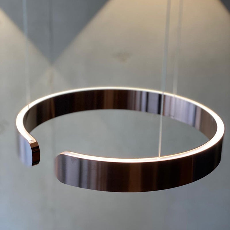 LumaCircle Modern LED Pendant for Living Room and Dining