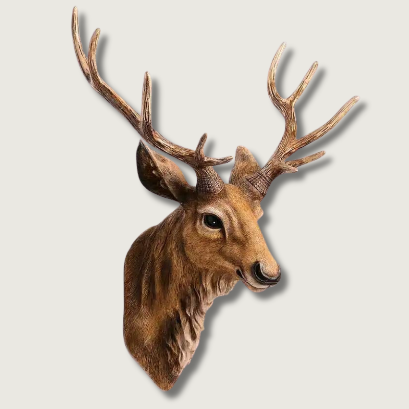 Thornridge Rustic Deer Head Mount For Cabin Decor Wall Accent