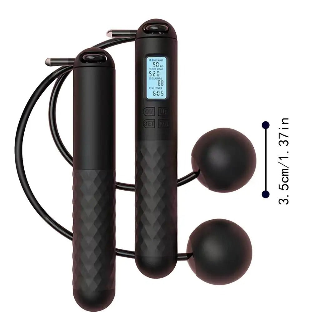 AeroFlex Weighted Wireless Jump Rope With Digital Counter