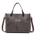 NordVine Handmade Leather Bag With Nordic Vintage Design