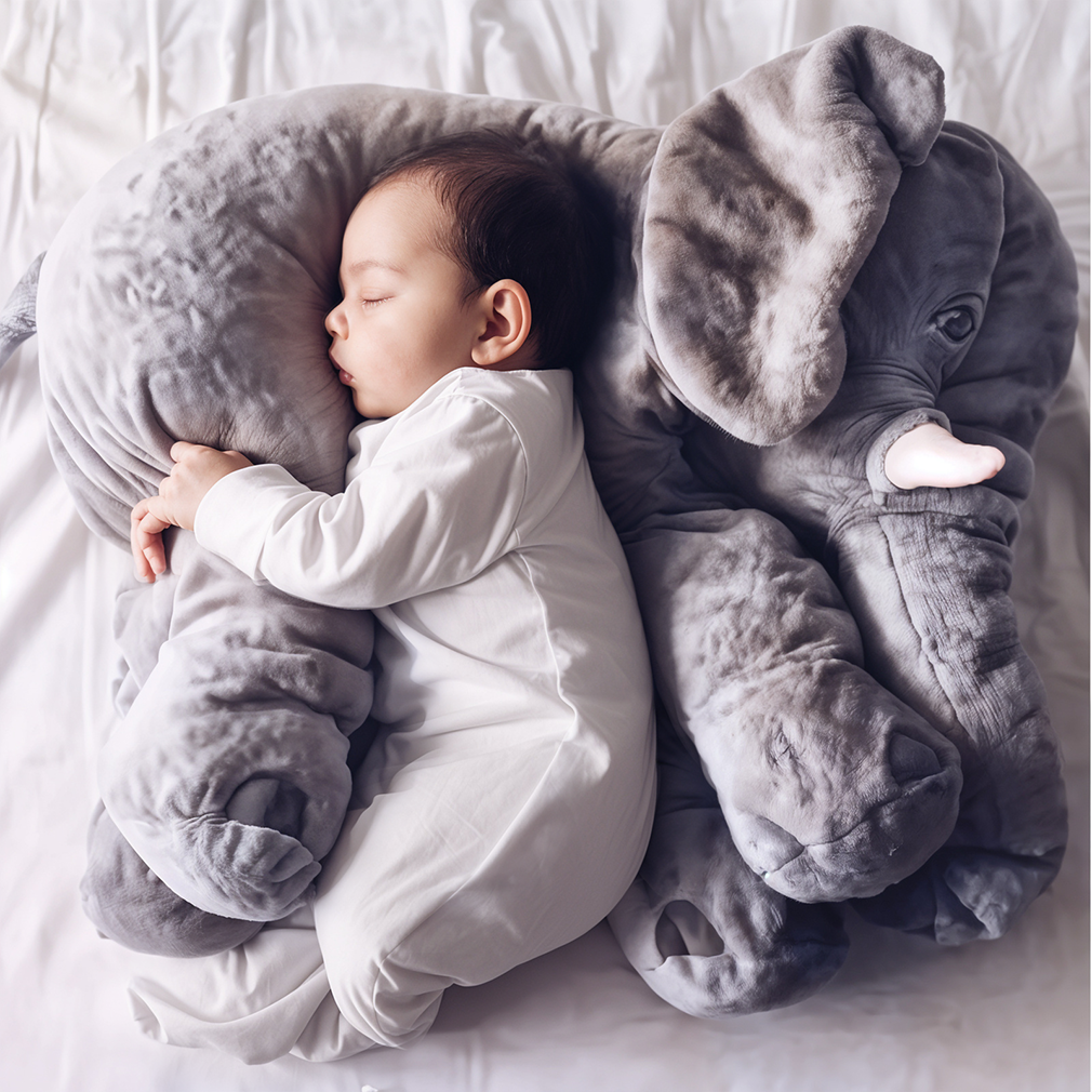 SnugPhant Elephant Cuddle Pillow For Babies And Toddlers