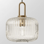 Liora Pendant Lighting From Glass Stone Collection For Indoor Spaces
