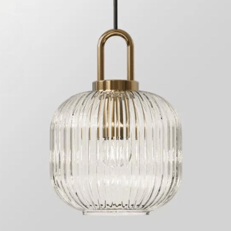 Lampada a sospensione Liora dalla collezione Glass Stone per spazi interni