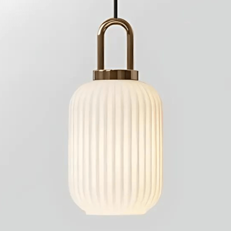 Lampada a sospensione Liora dalla collezione Glass Stone per spazi interni
