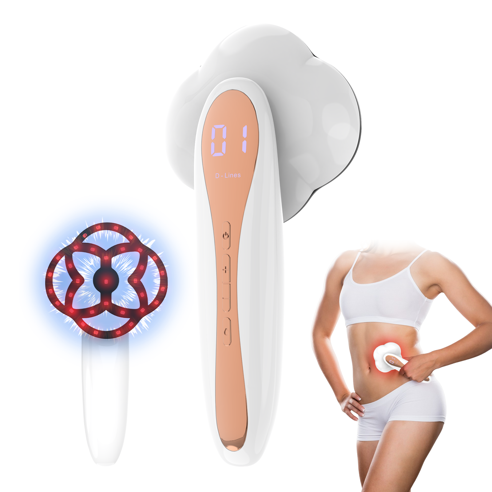 At-Home Body Wellness Massager for Muscle Tension and Everyday Skin Care