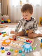 Kids Wooden Math Board – Interactive Counting and Number Learning Toy