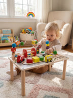 Reversible Road Circuit Wooden Activity Table