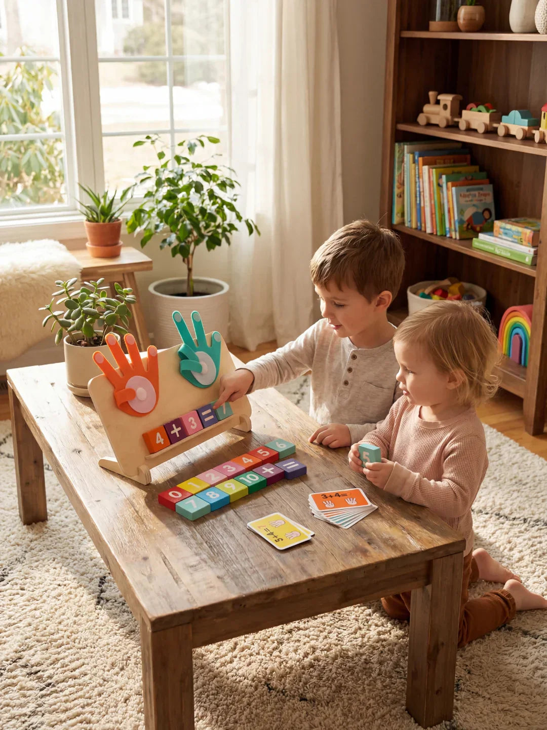 Montessori Wooden Baby and Toddler Math Board