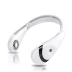 Rechargeable Neck Fan With No Blades USB Powered Hands-Free Cooling For Travel