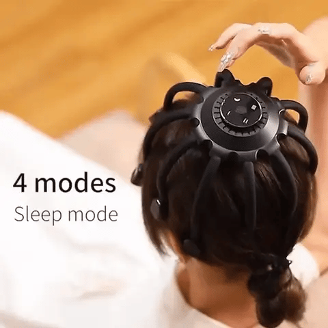 Zentara Head Massager With Acupressure Nodes And Mild Vibration