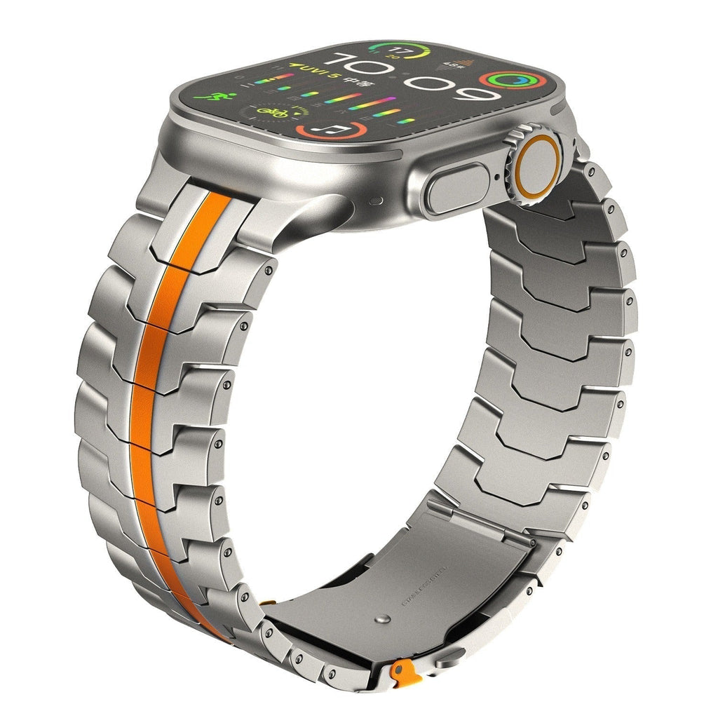 Tali Jam Apple Veralis Titanium Dengan Klip Hipoalergenik