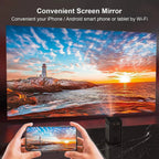Android 4K WiFi Taşınabilir Projektör Ev Sineması İçin