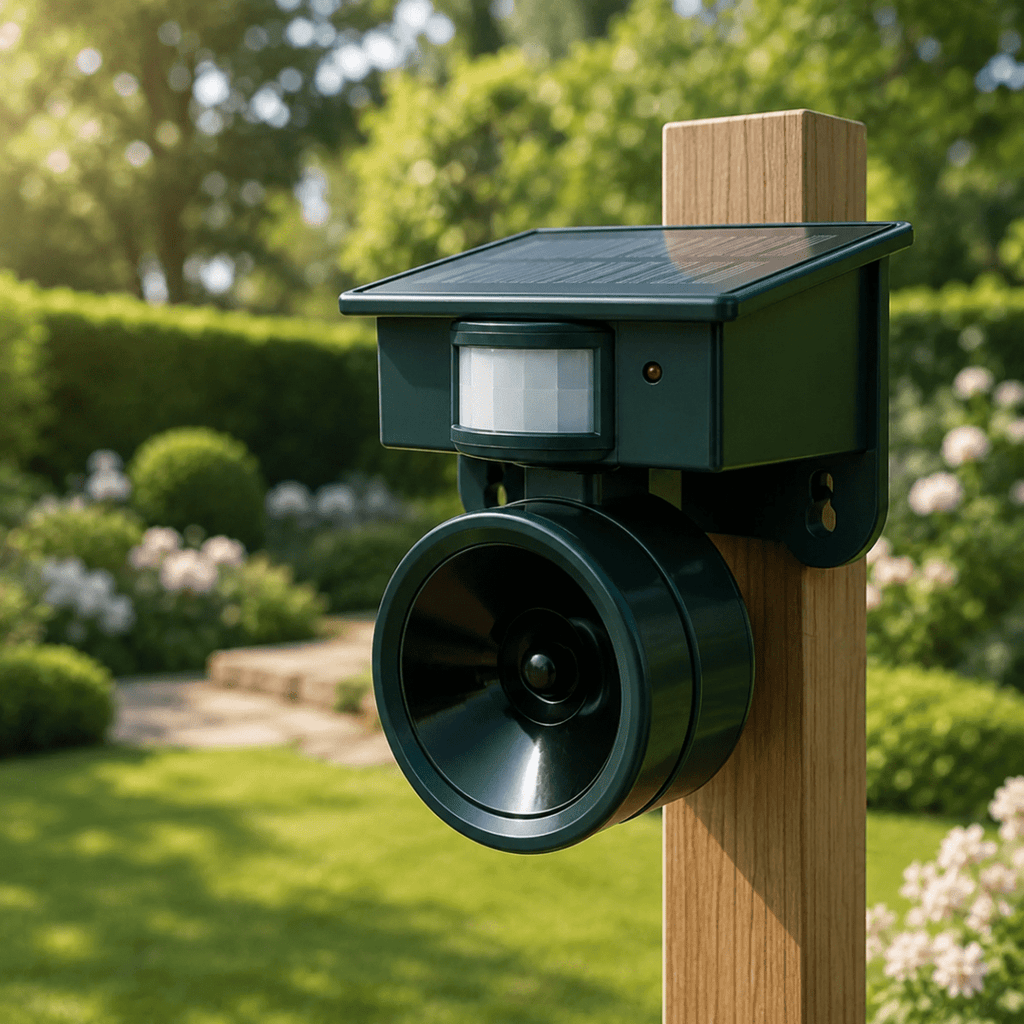 Motion detector bird repeller for effective protection