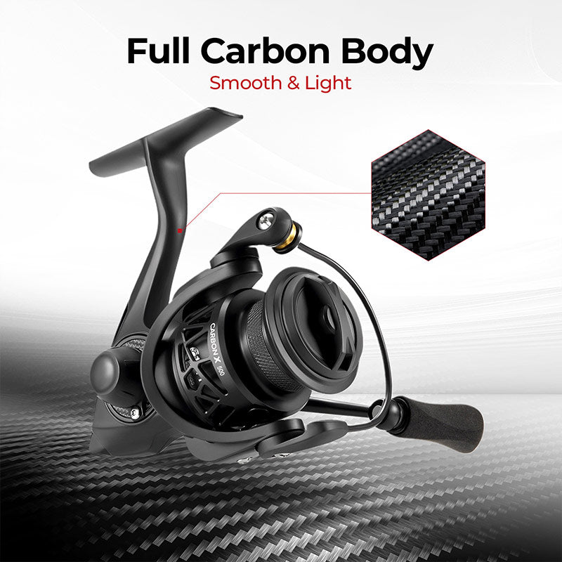Piscifun Carbon X kevyt kela vapaa kalastajille