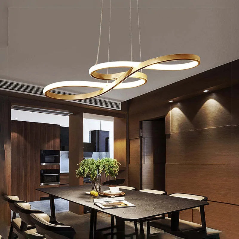 Nordische stijl plafondlamp met Aeronis legering hanglamp kroonluchter