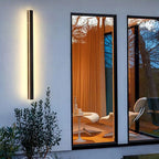 Nyx Black LED Finish Edition Linear Wall Light Outdoor