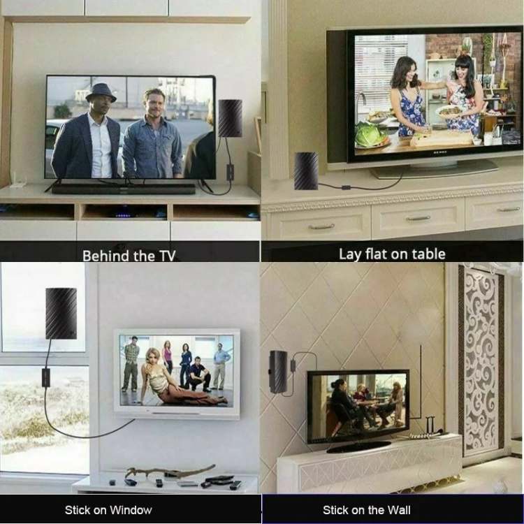 LumaWave 4K Indoor TV Antenna With 600-Mile Range And Plug-And-Play Assembly