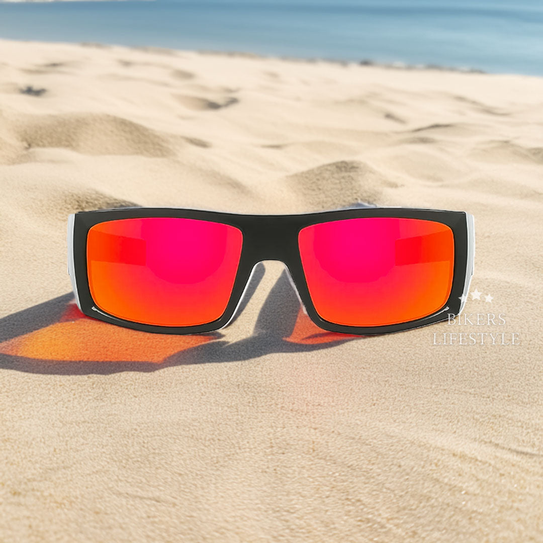 Occhiali da sole SkullGuard con lenti polarizzate per appassionati di attività all'aperto