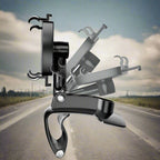 Support de téléphone de voiture réglable pour tableau de bord ou fixation pare-brise