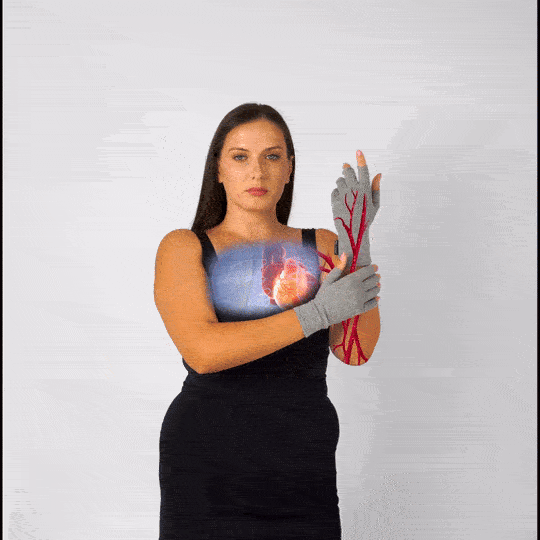Breathable Compression Gloves for Hand Comfort and Daily Support