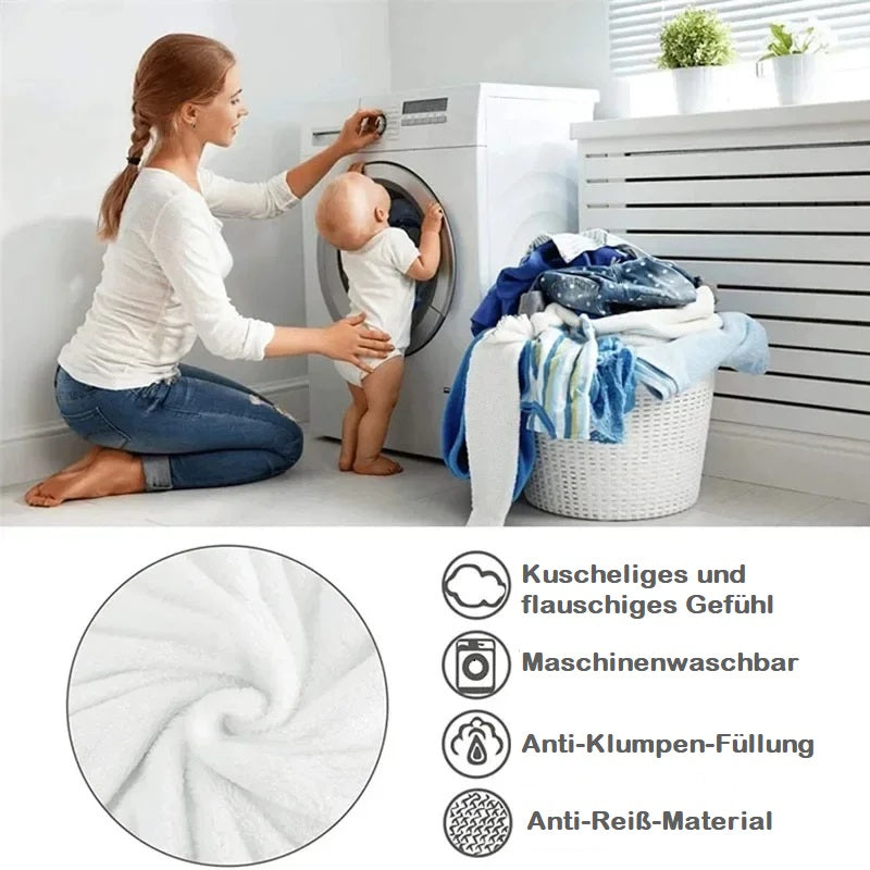 LumenWeave uldtæppe omslutter dig med blød varme om natten