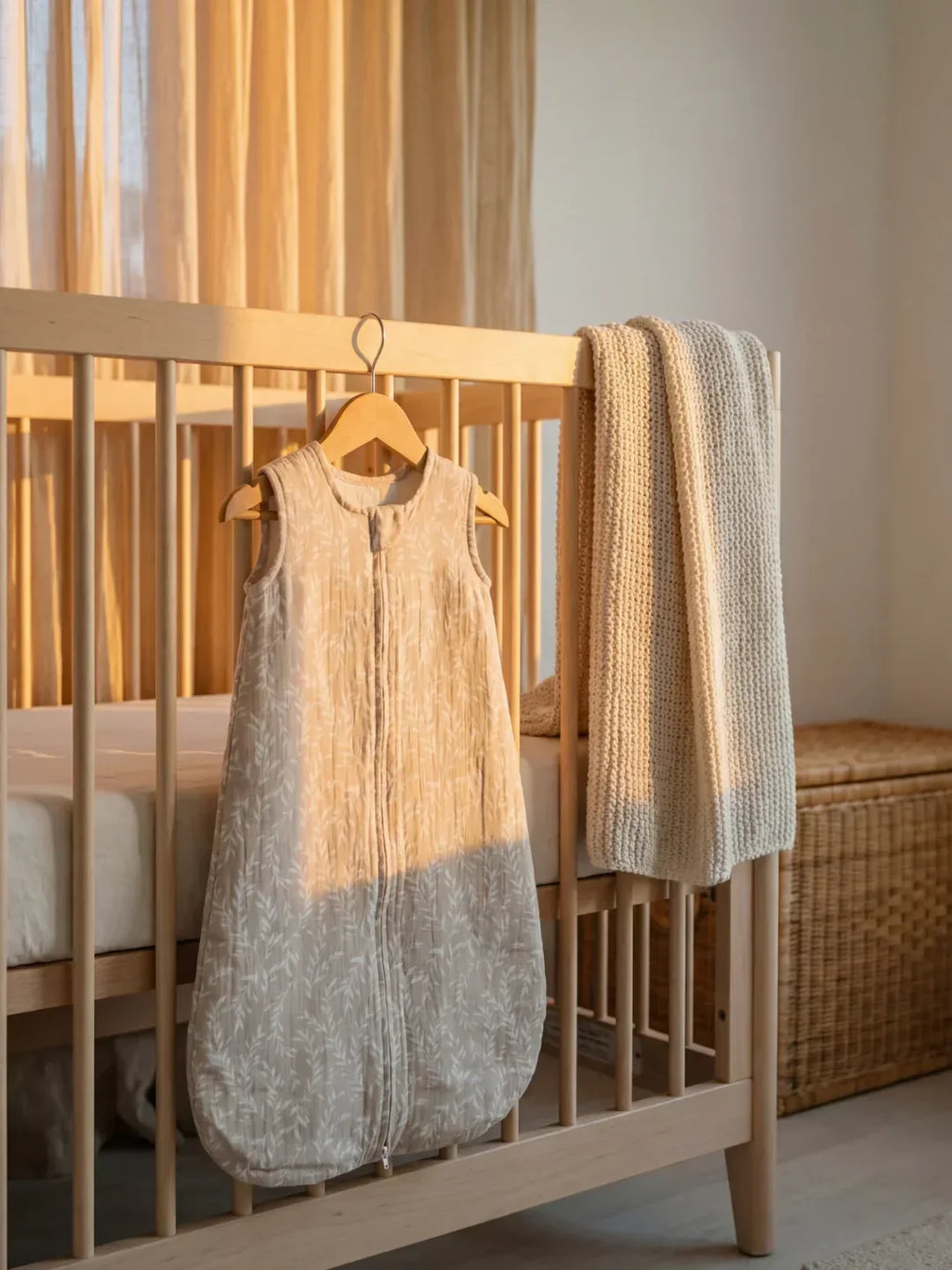Breathable Bamboo and Cotton Baby Sleep Sack