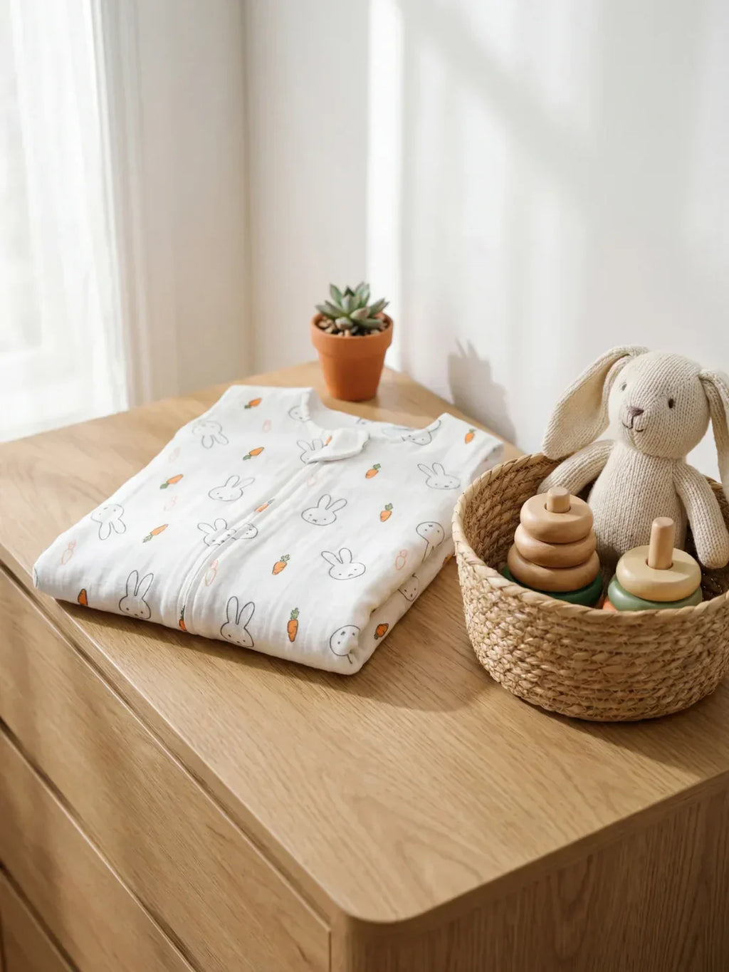 Breathable Bamboo and Cotton Baby Sleep Sack