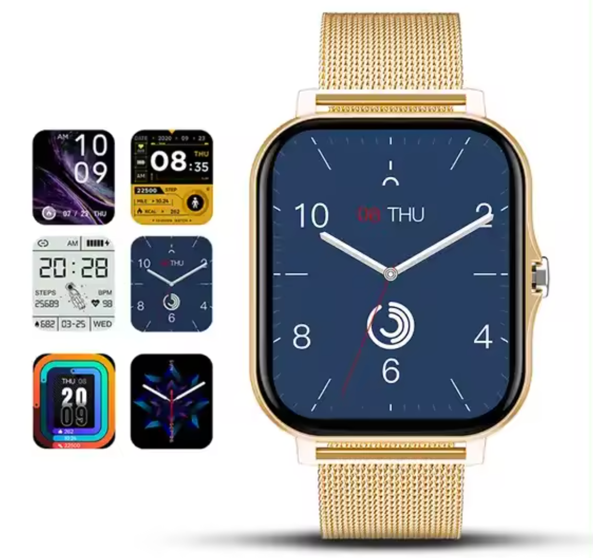Smartwatch From NovaVel Luma For Women With Core Features And Sleek Look