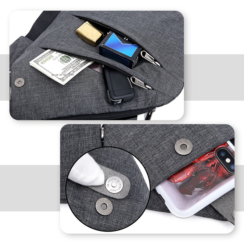 NovaGuard Shield Sling Bag With Secure Pockets For Travel And Everyday Use