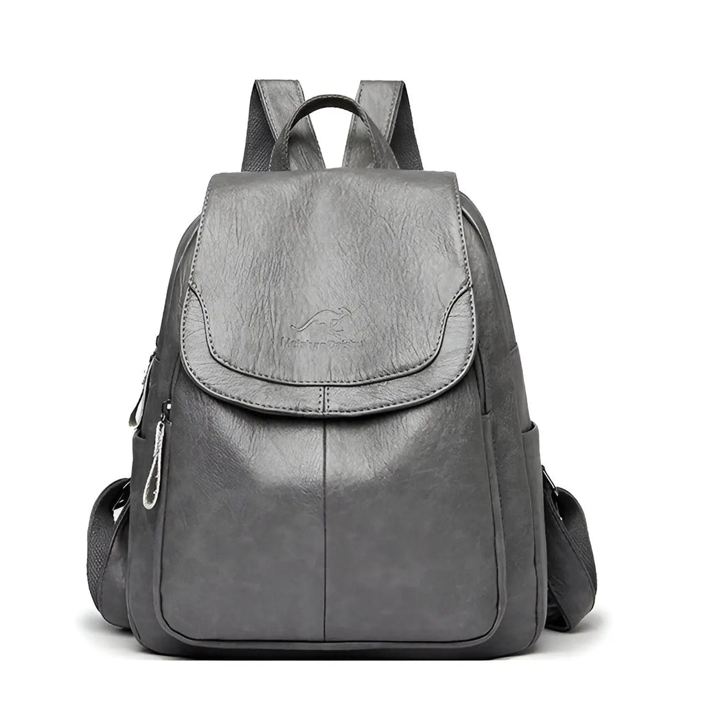 Vintage Leather Women's Backpack - Isabella