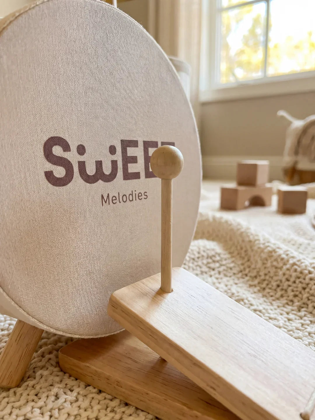 Classic Wooden Baby and Toddler Drum Set