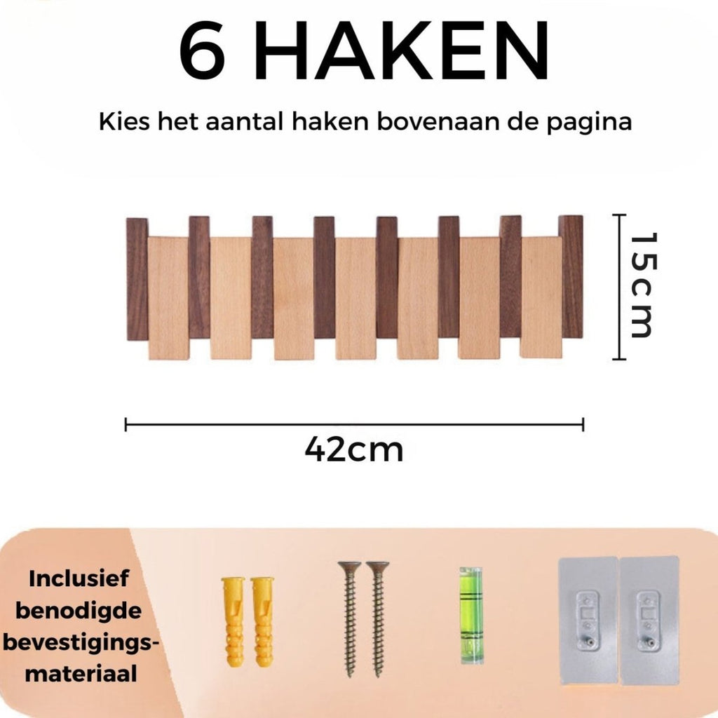Verdehaven Woodcraft El Yapımı Koridor Askılığı