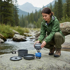 Leichtes Camping-Kochset aus Aluminium für Outdoor-Abenteuer