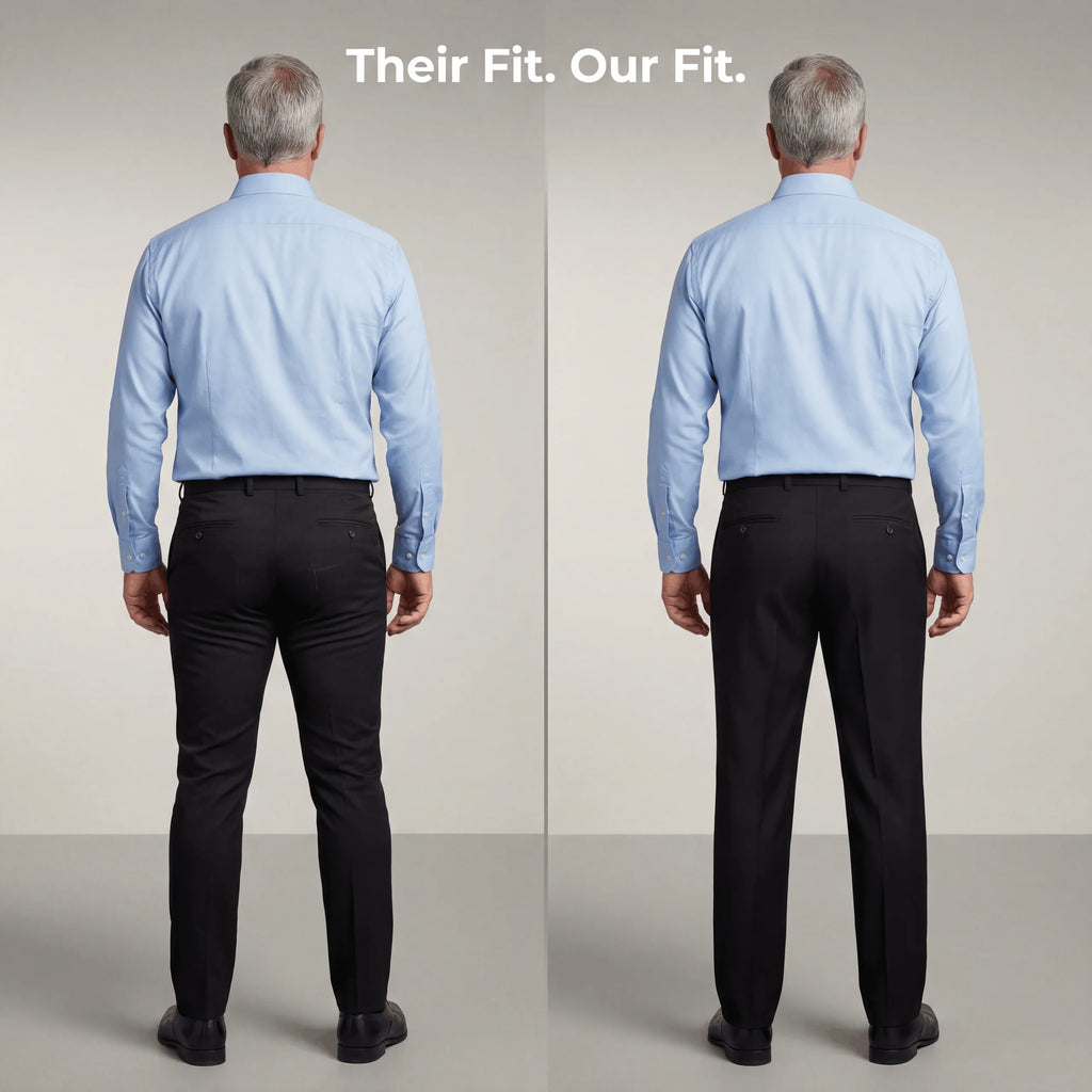 FormaFlex Precision Trousers – Wrinkle-Resistant 4-Way Stretch Dress Pants