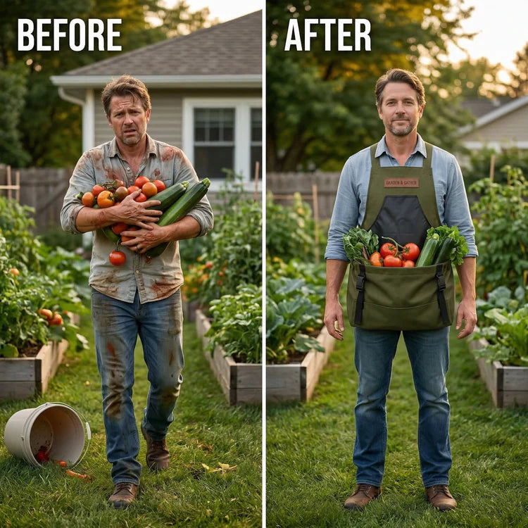 Wearable Harvest Carrier for Comfortable Garden Harvesting
