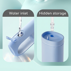 Tragbarer Wasserflosser und Aufhellungsset zur Zahnreinigung