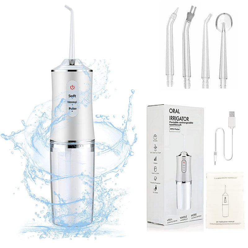 Irrigador dental inalámbrico portátil para limpieza profunda en casa