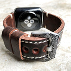 Sera håndgraveret læderrem til Apple Watch Ultra og andre modeller