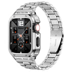 Alera Apple Watch Stainless Steel Band With Protective Case