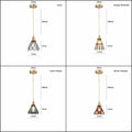 Mirella vintage závěsné svítidlo s vitrážovým sklem a LED žárovkou