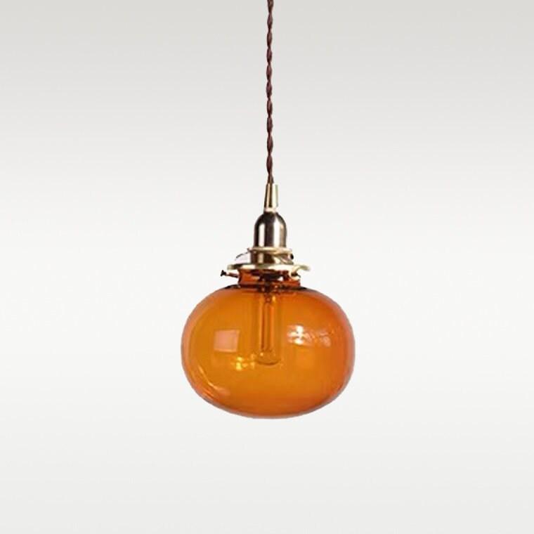 Lunora käsintehty vintage-lasikattovalaisin LED-polttimolla mukana