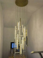 Orabella Kristall-Kronleuchter Für Treppenhäuser Und Eingangsbereiche