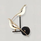 Gilded Hummingbird Wall Fixture With Gold Finish On Iron