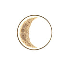 Moonlit Crescent Wall Fixture For Modern Living Spaces