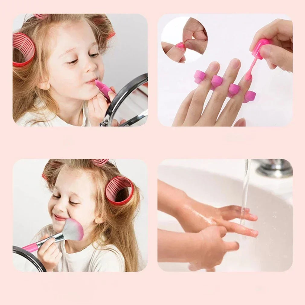 Aurora Sparkle Çocuklar İçin Yaratıcı Makyaj Seti Oyun Zamanı Eğlencesi