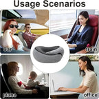 JetGlide Cushioned Neck Pillow For Long Journey Comfort